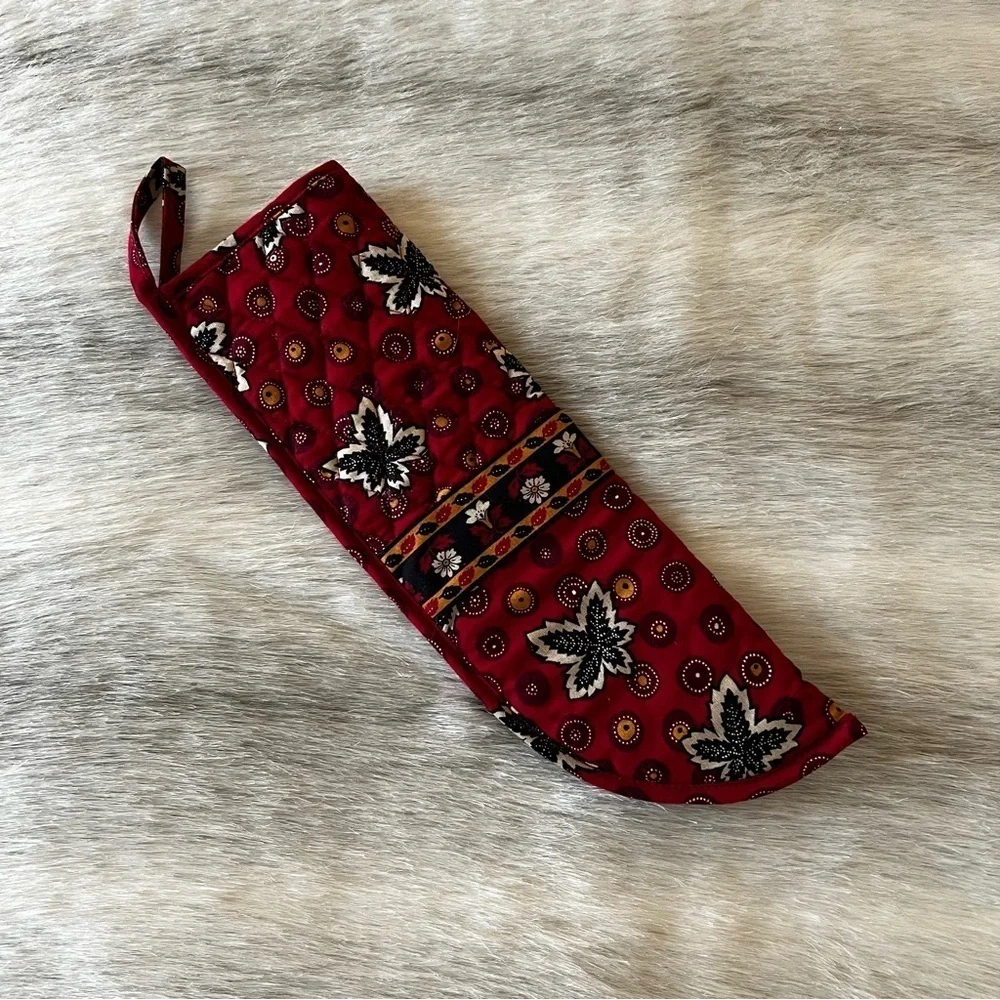 Vintage VERA BRADLEY Red Coin 1999 Hot Tools Flat Iron Curling Iron Travel Case